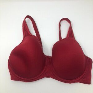 Wacoal Basic Beauty Spacer Underwire T-Shirt Bra Size 34DD Red